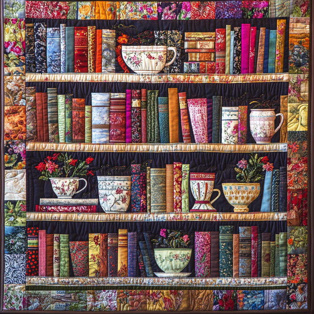 Bookcase DAI110225088 Quilt Blanket