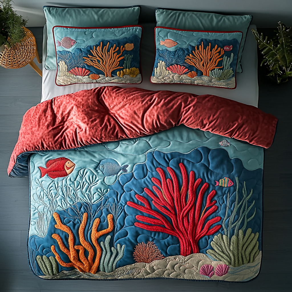 Sea DAI150125264 Quilt Bedding Set