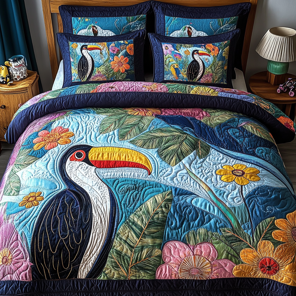 Toucan DAI190225118 Quilt Bedding Set