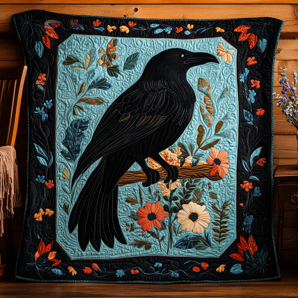 Raven DAI040225104 Quilt Blanket