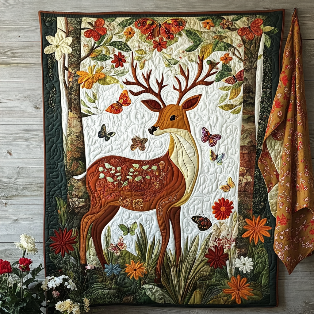 Deer DAI040225091 Quilt Blanket