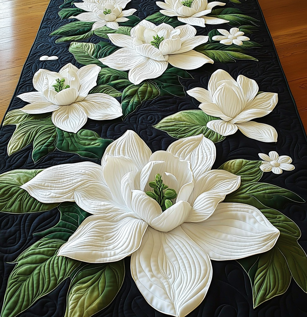 Magnolia DAI190225235 Quilted Table Runner