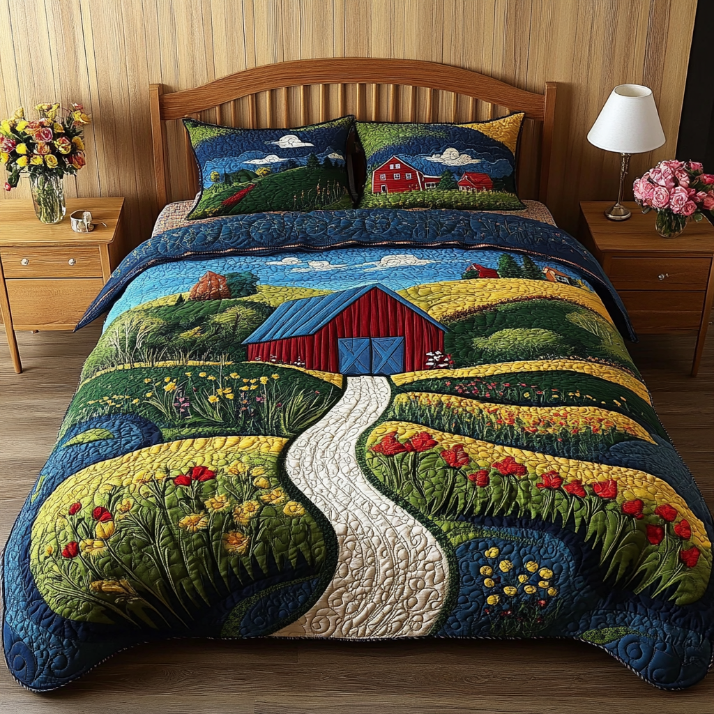 Farm House DAI090125087 Quilt Bedding Set