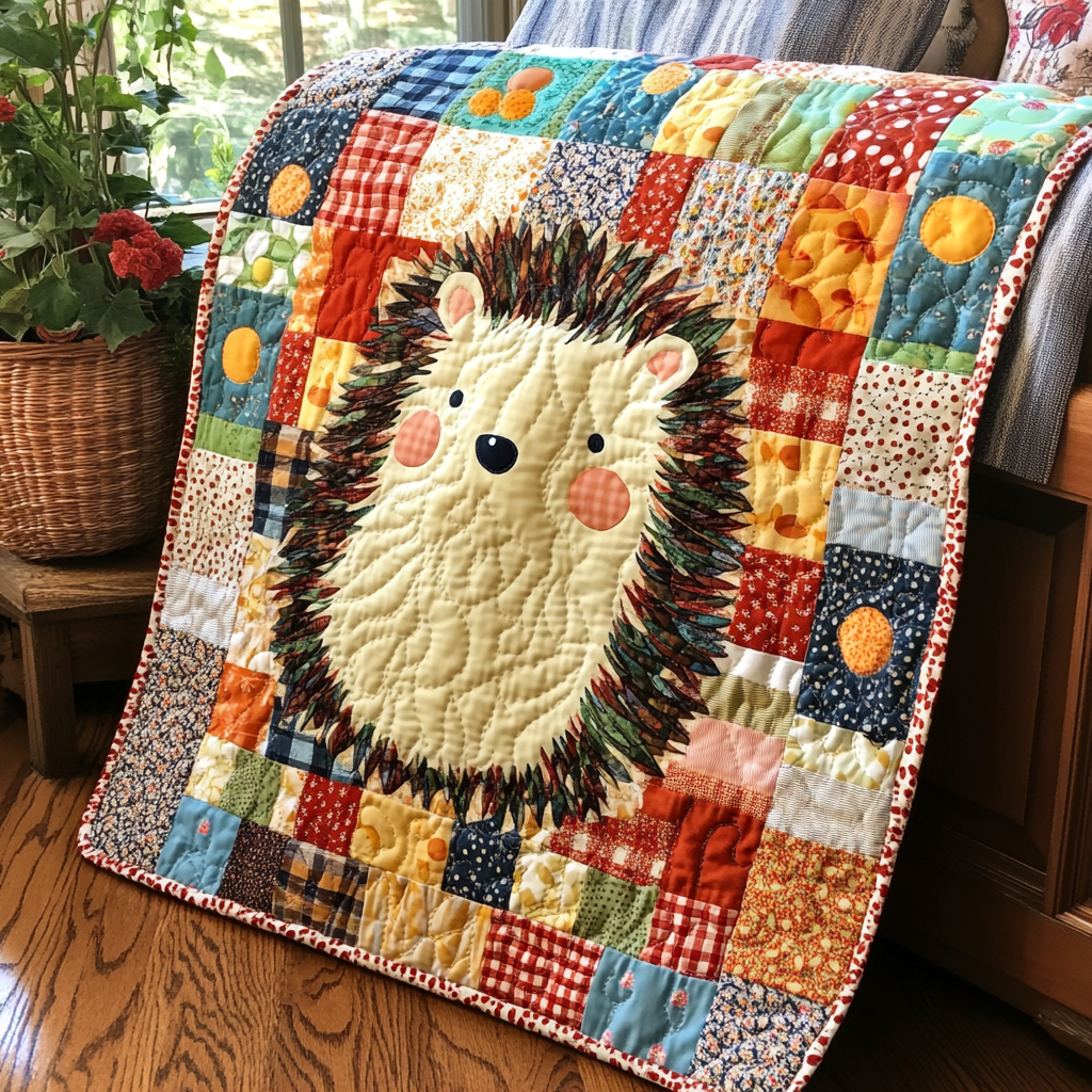 Hedgehog DAI111124501 Quilt Blanket