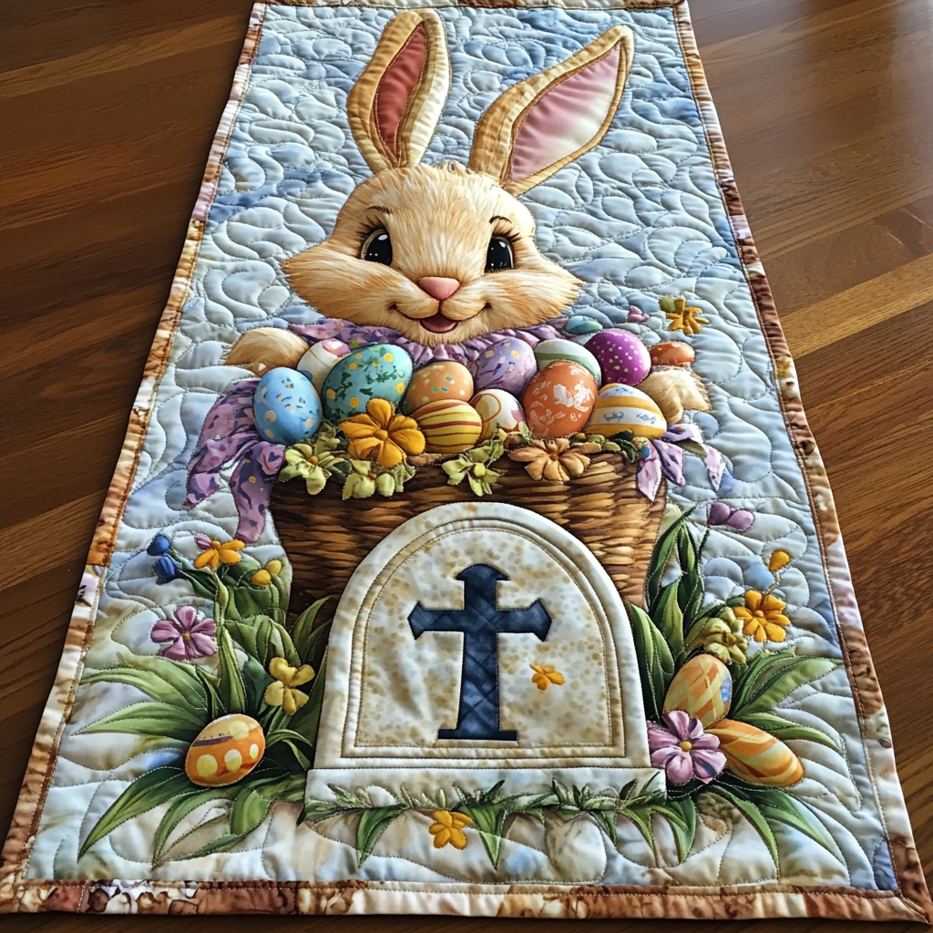 Easter Bunny DAI090125287 Quilted Table Runner