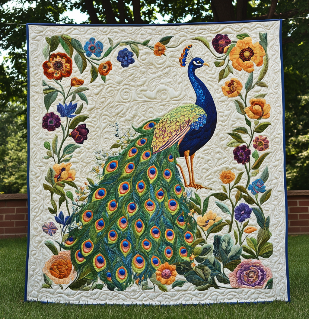 Peacock DAI190225013 Quilt Blanket