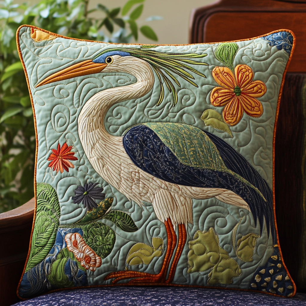 Heron DAI110225248 Quilted Pillow Case