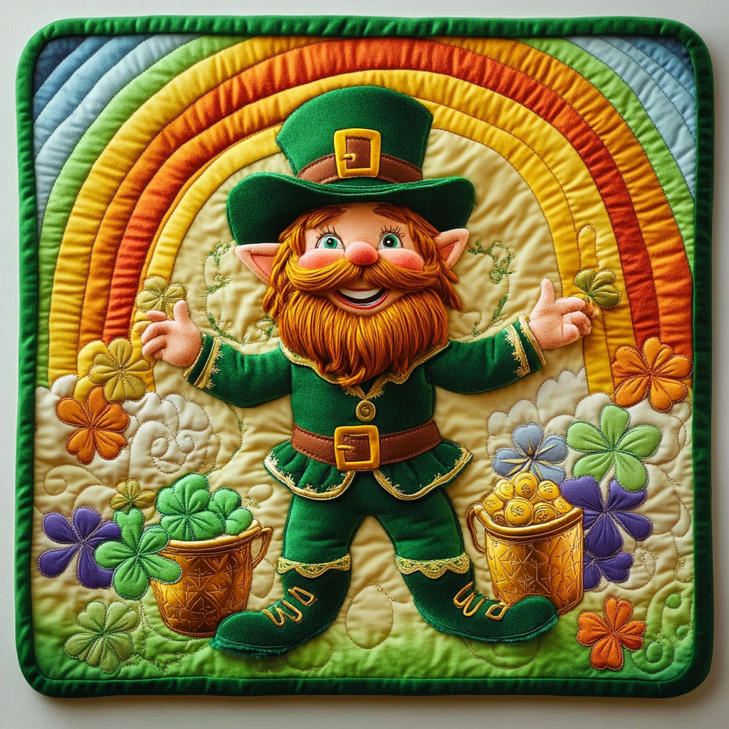 Irish Leprechaun DAI090125262 Quilted Placemats