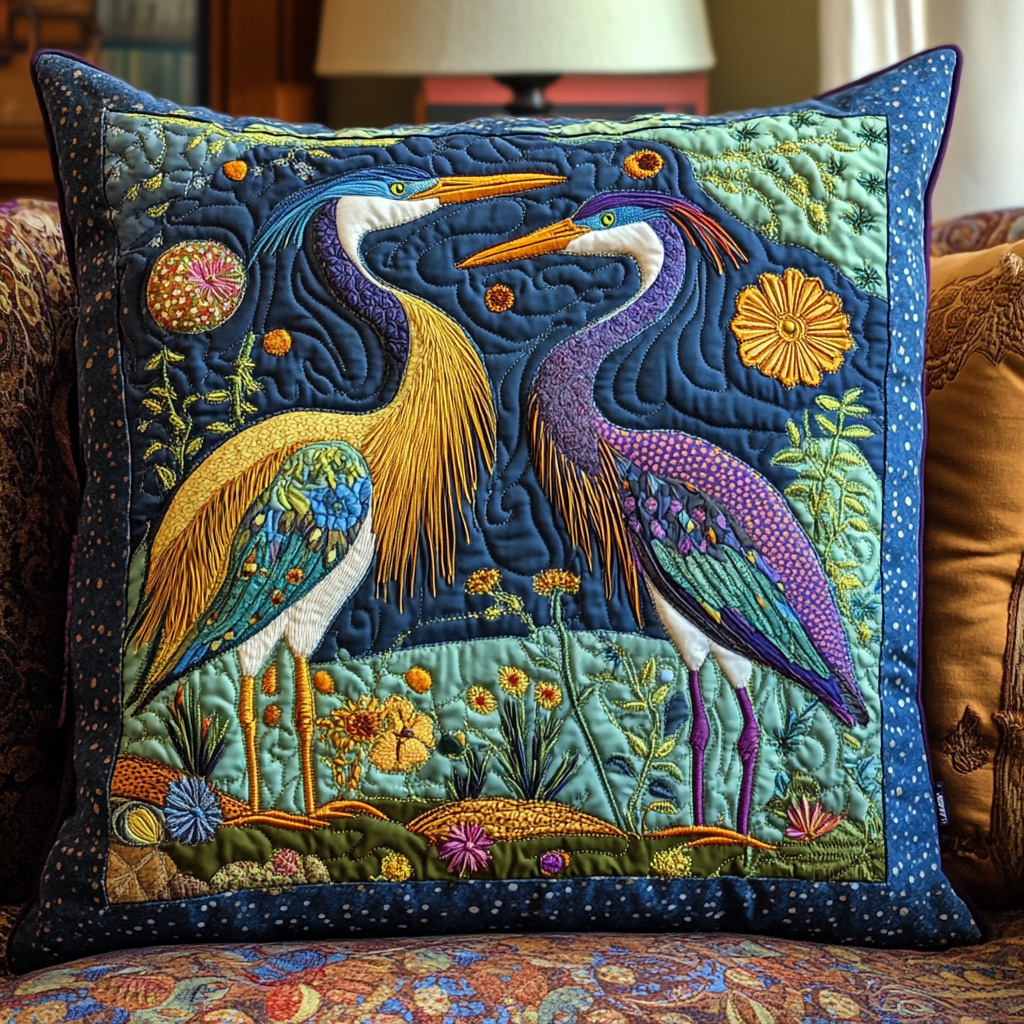 Heron DAI110225246 Quilted Pillow Case