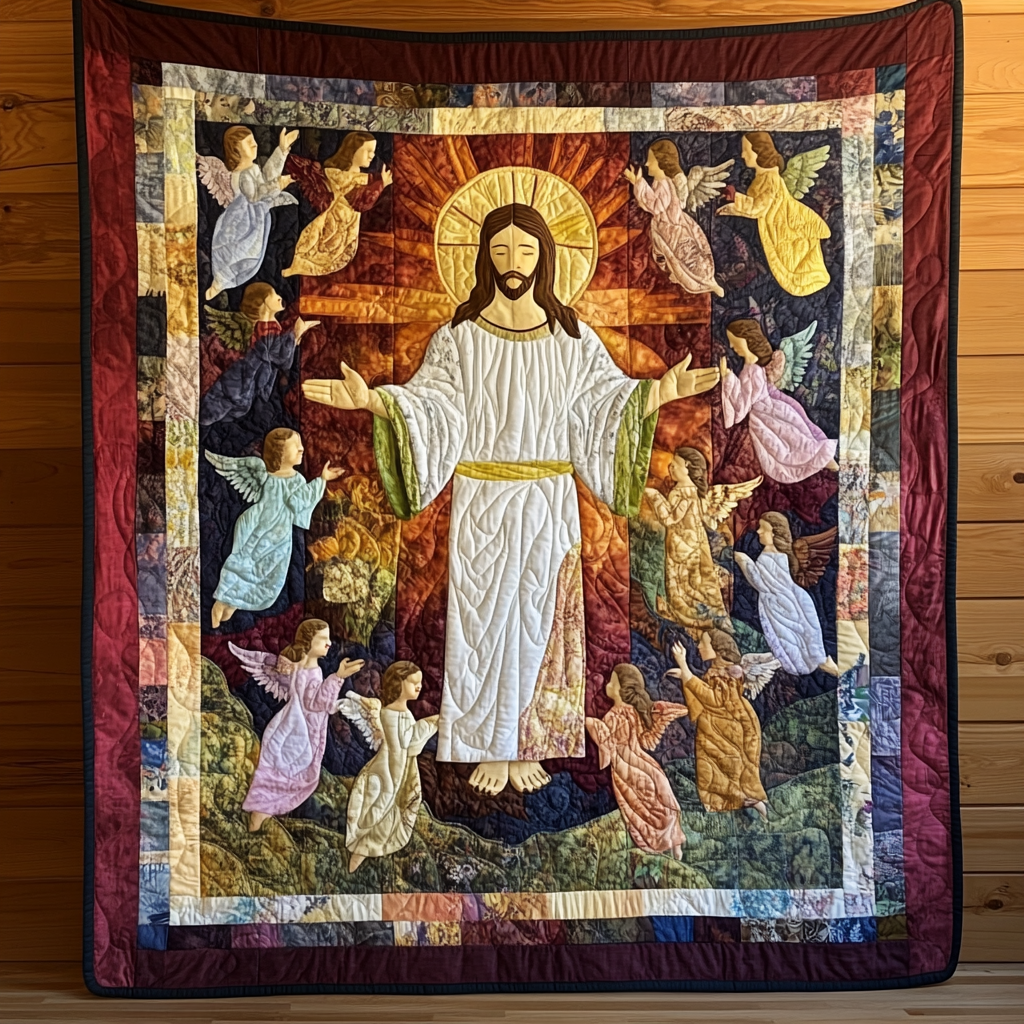 Jesus Christ DAI111124485 Quilt Blanket