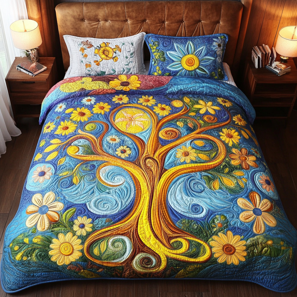 Hippie Tree Of Life DAI110225159 Quilt Bedding Set