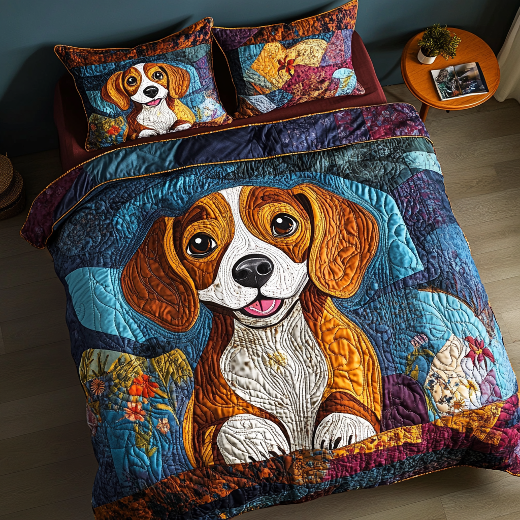 Beagle TAI181024311 Quilt Bedding Set