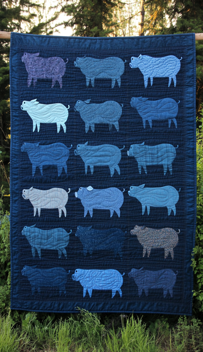 Pig DAI221024071 Quilt Blanket