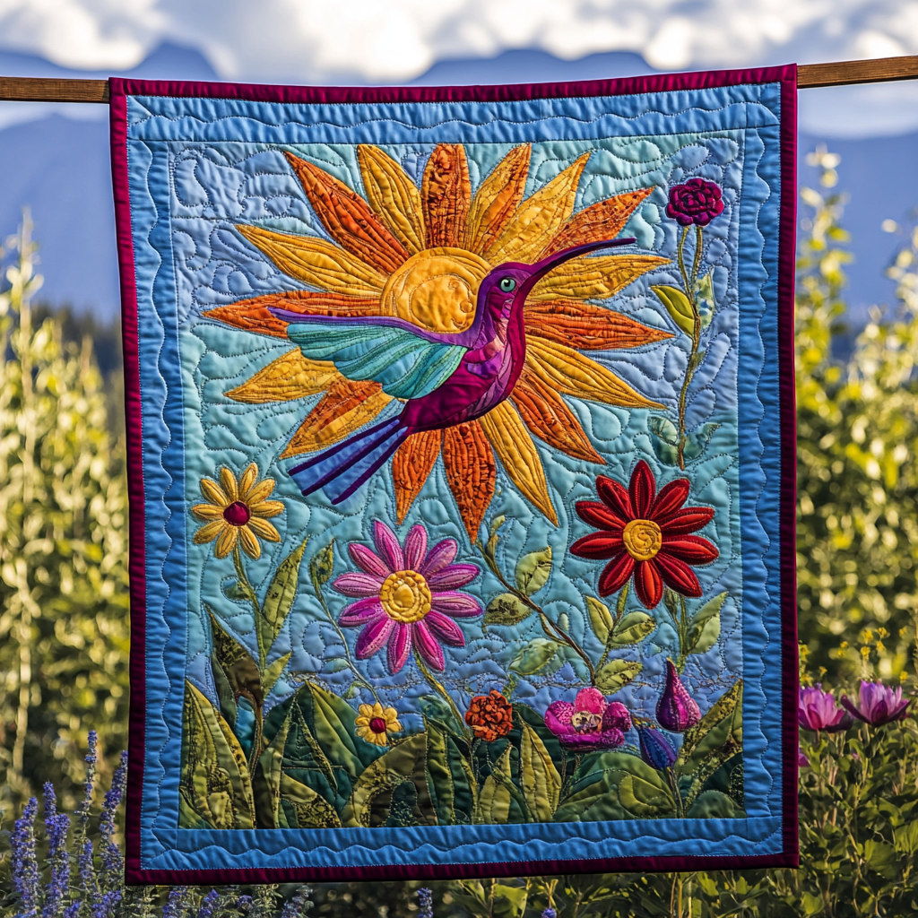 Hummingbird DAI110225027 Quilt Blanket