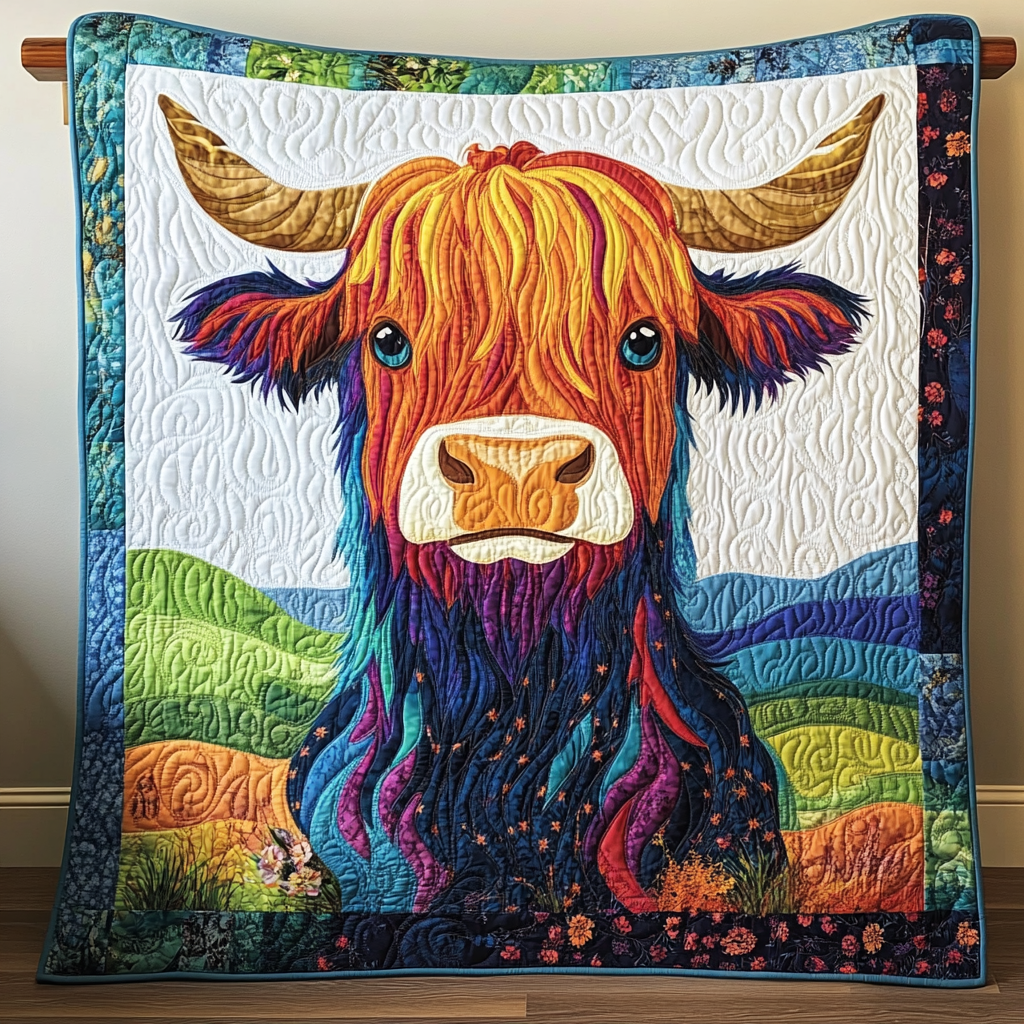 Highland Cow DAI111124426 Quilt Blanket