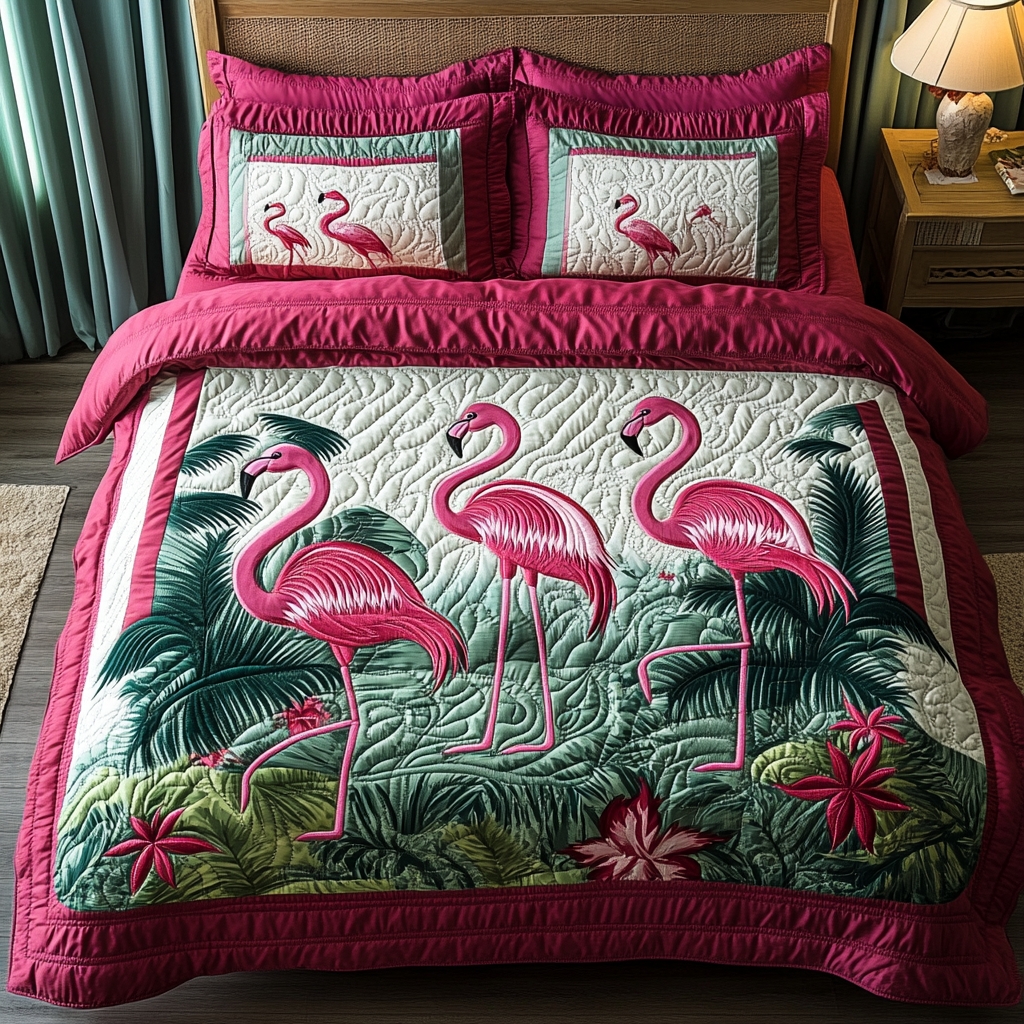 Flamingo TAI141124027 Quilt Bedding Set