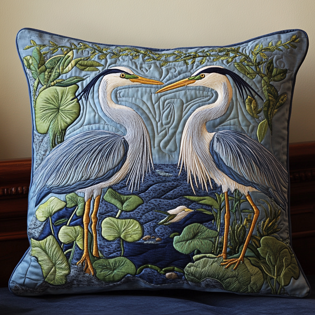 Heron DAI110225250 Quilted Pillow Case