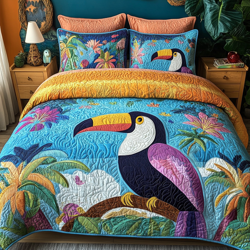 Toucan DAI190225117 Quilt Bedding Set