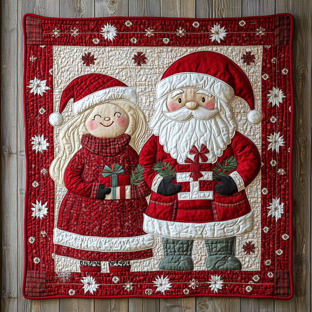 Mr And Mrs Claus DAI111124526 Quilt Blanket