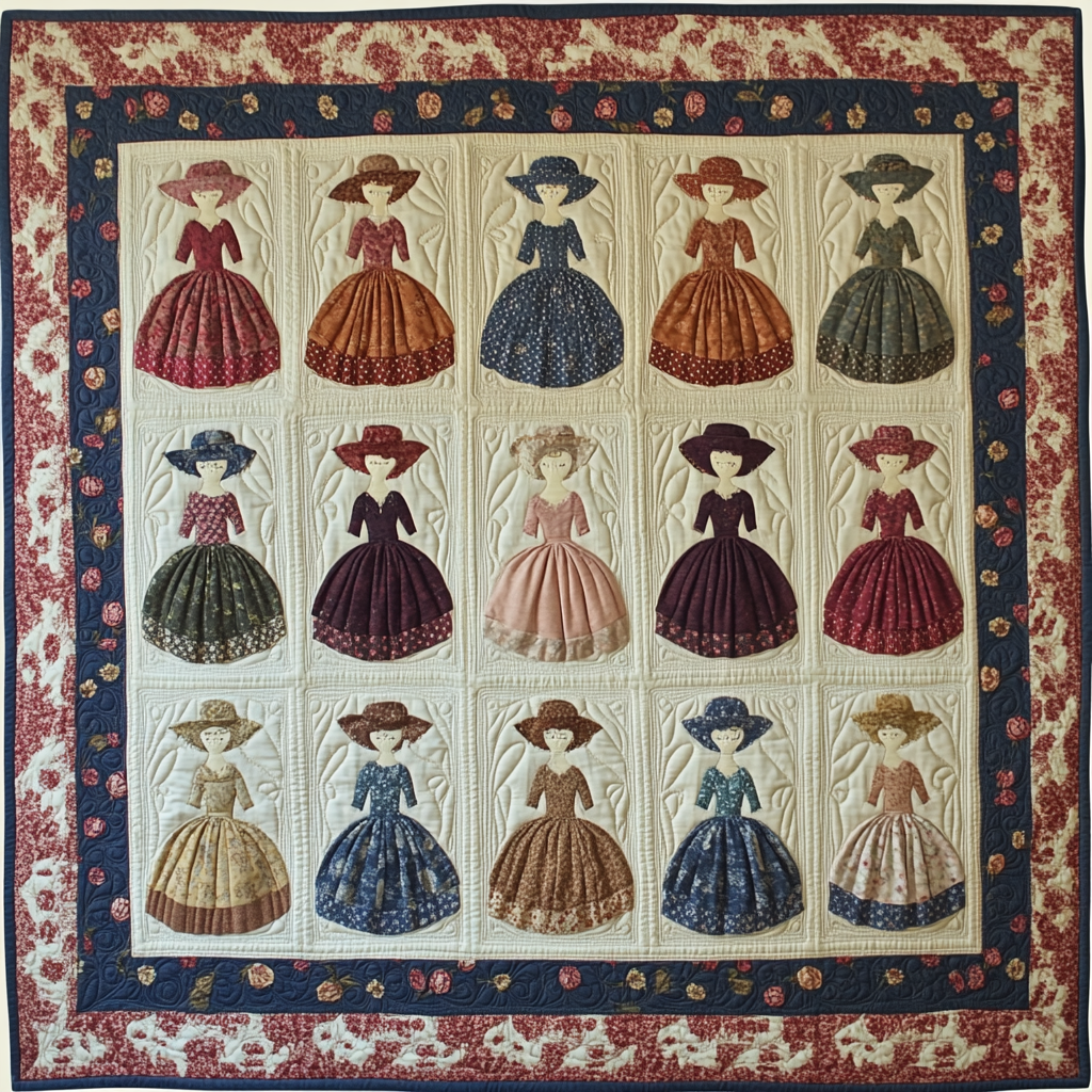 Sunbonnet Sue DAI110225011 Quilt Blanket