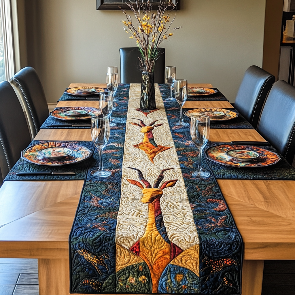 Antelope DAI040225487 Quilted Table Runner