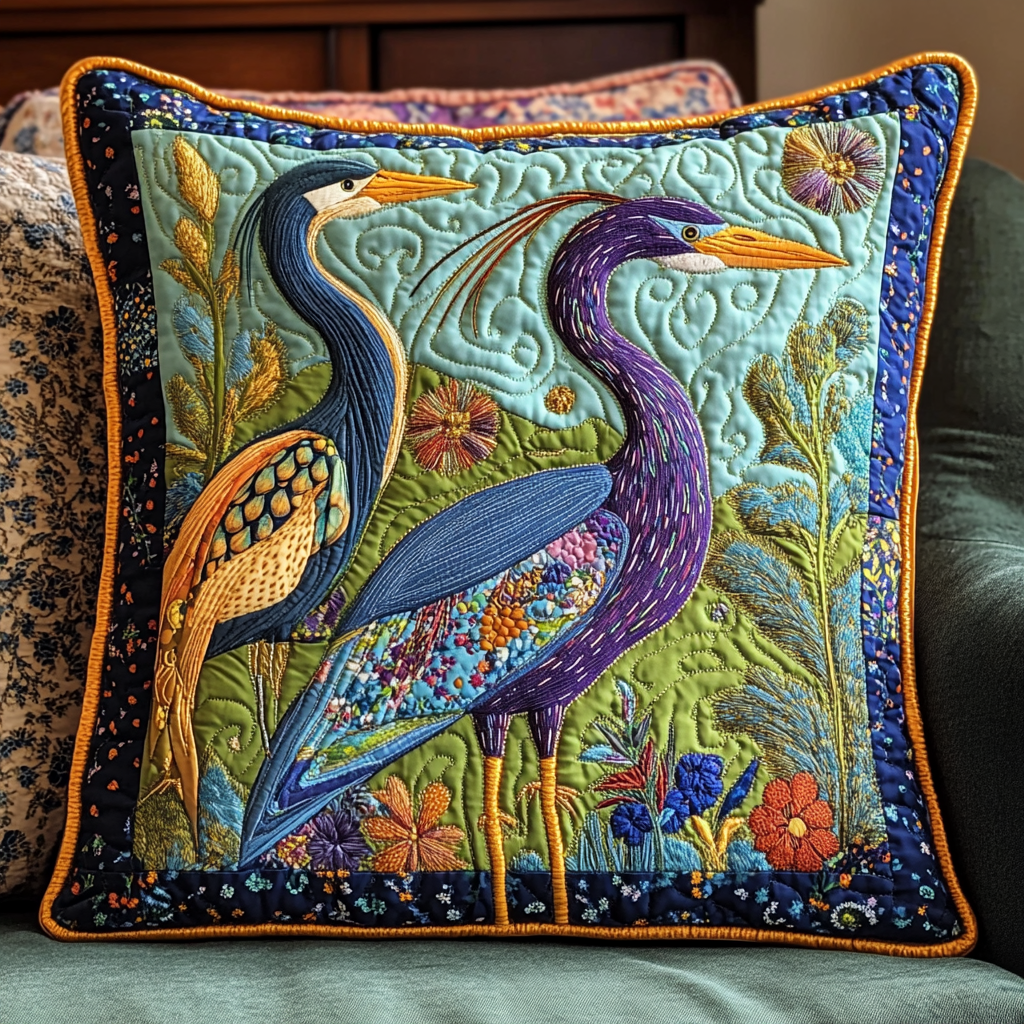 Heron DAI110225247 Quilted Pillow Case