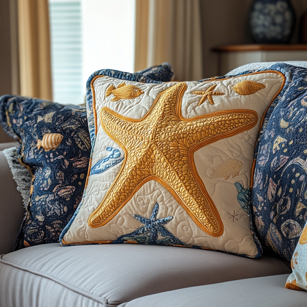 3D Yellow Starfish 243 Bed Pillowcases Quilt