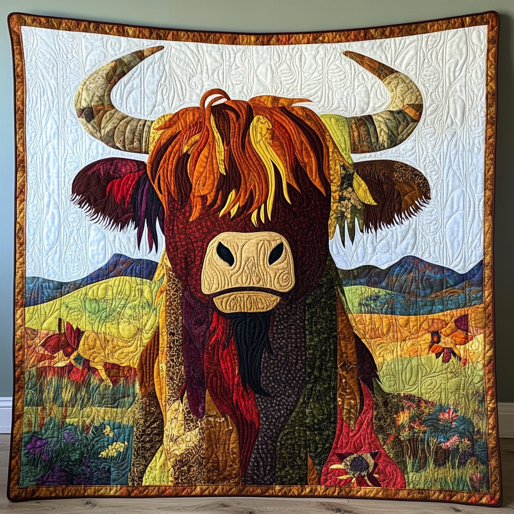 Highland Cow DAI111124431 Quilt Blanket
