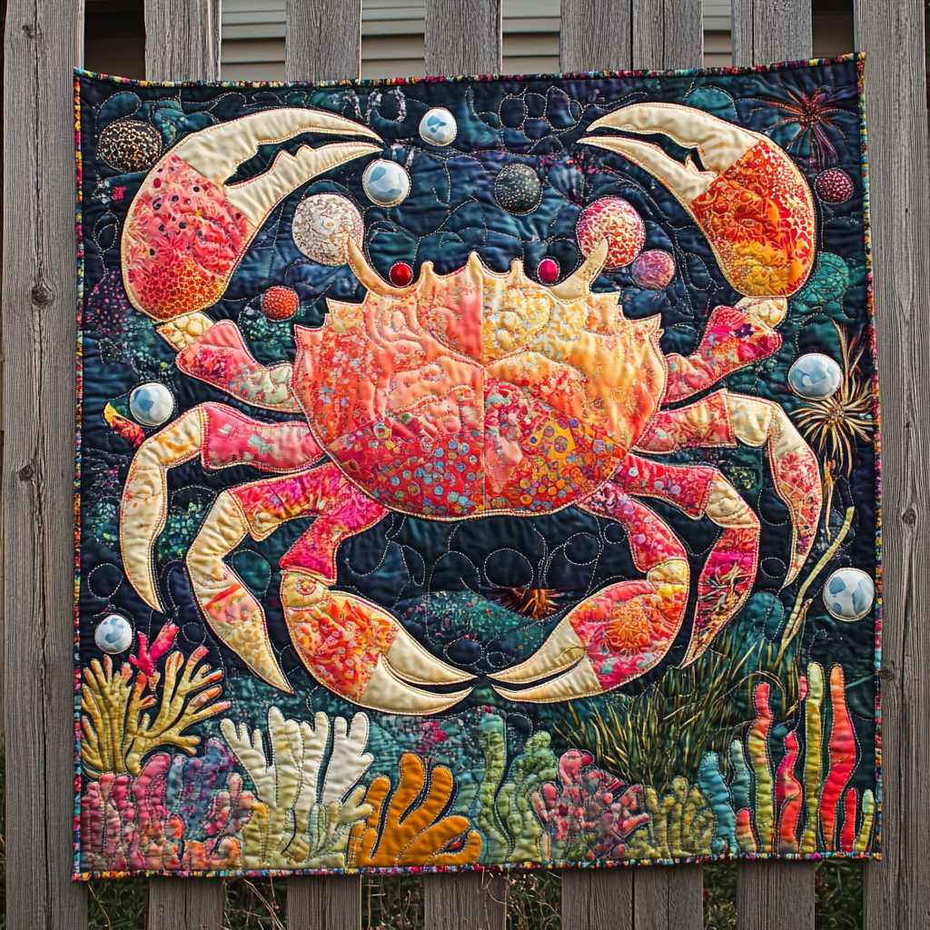 Crab DAI200125257 Quilt Blanket