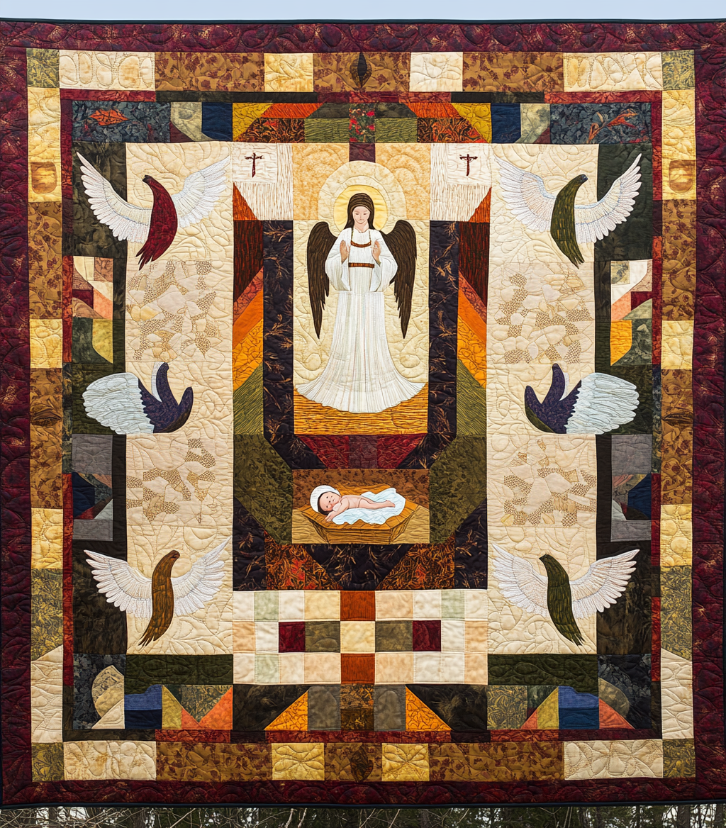 Nativity Scene DAI111124465 Quilt Blanket