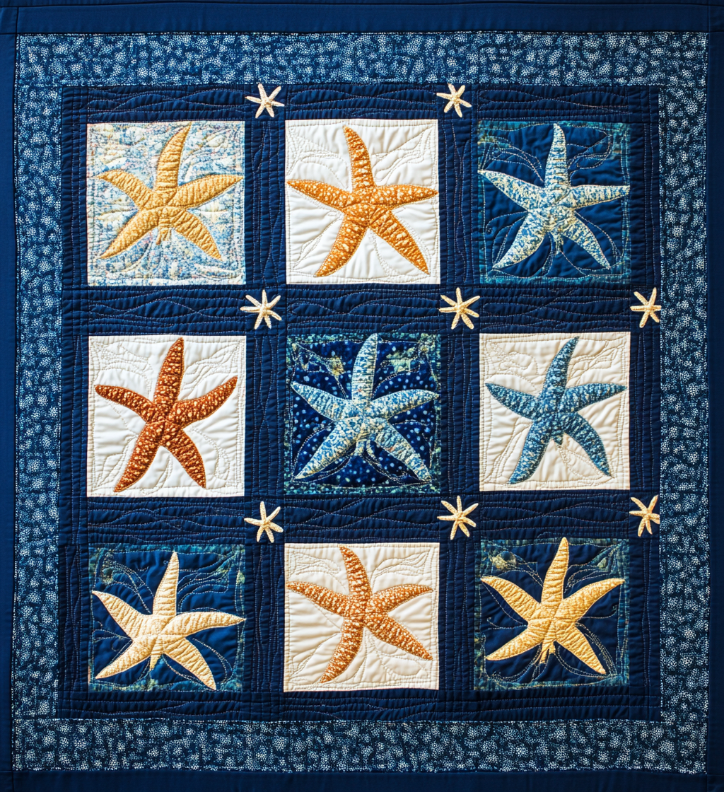 Starfish DAI200125138 Quilt Blanket