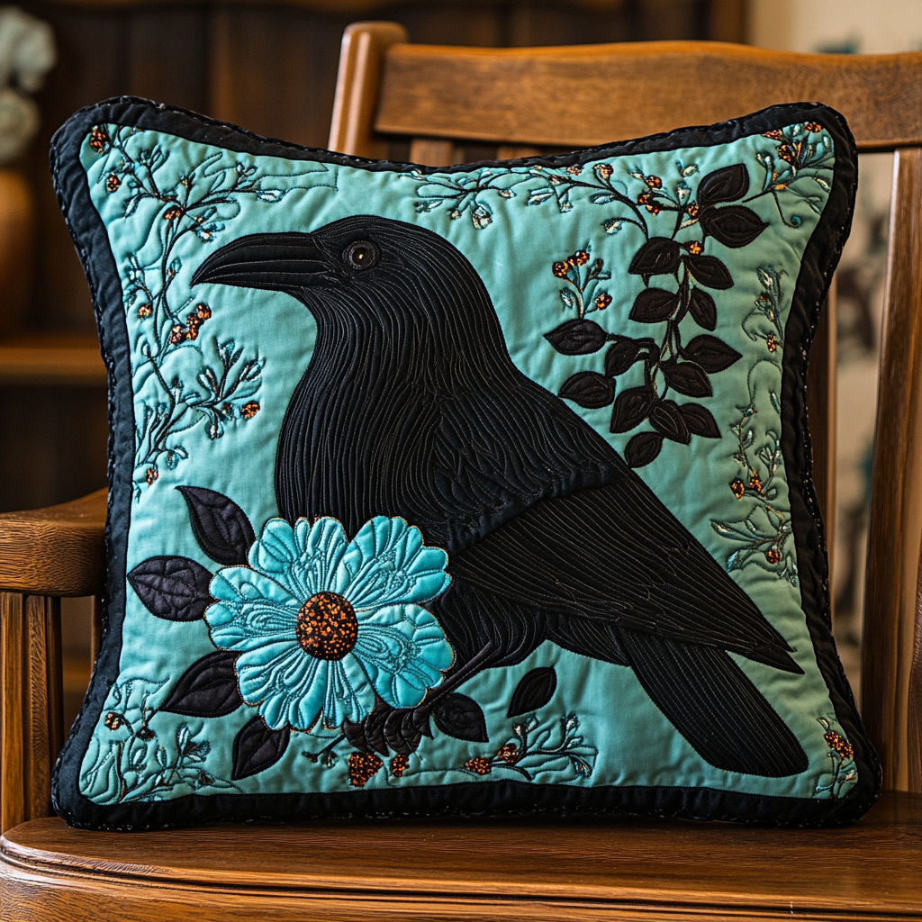 Raven DAI040225394 Quilted Pillow Case