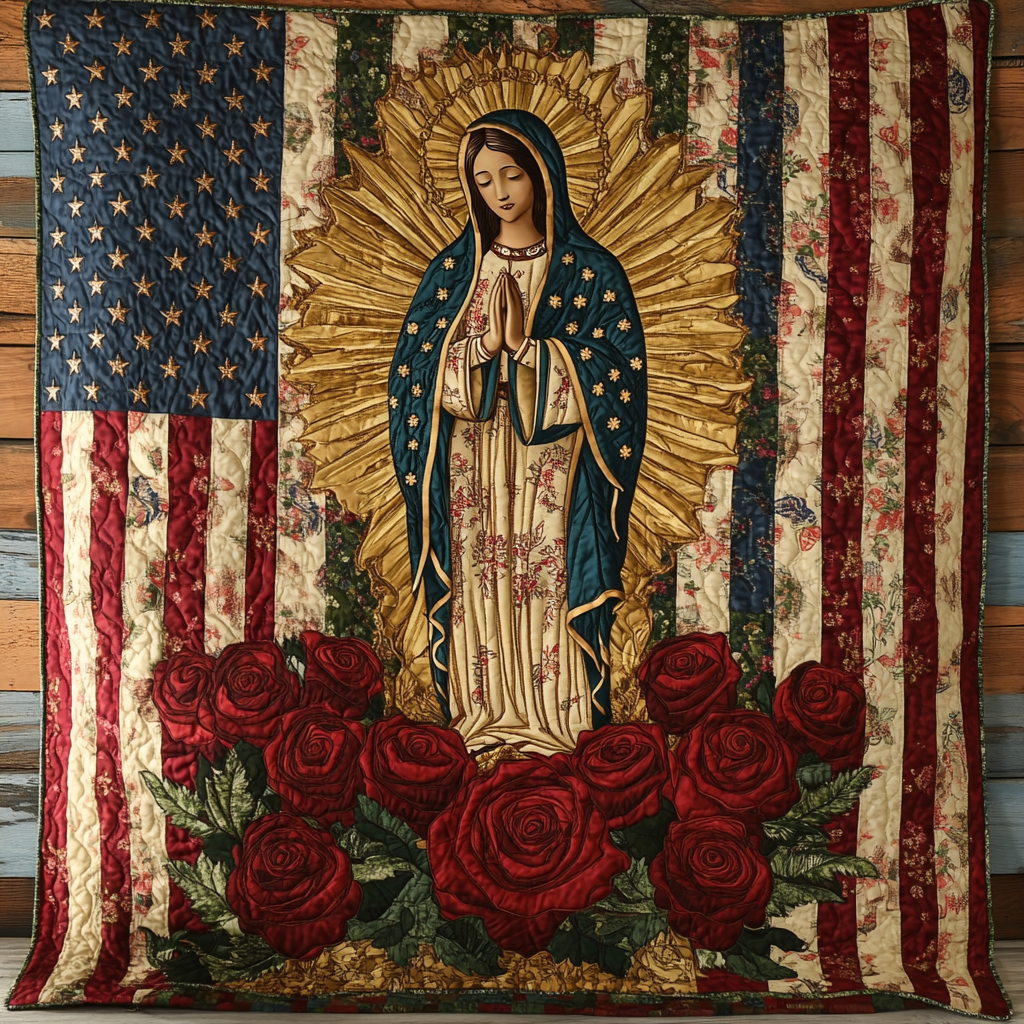 Mother Mary Rose DAI231124040 Quilt Blanket