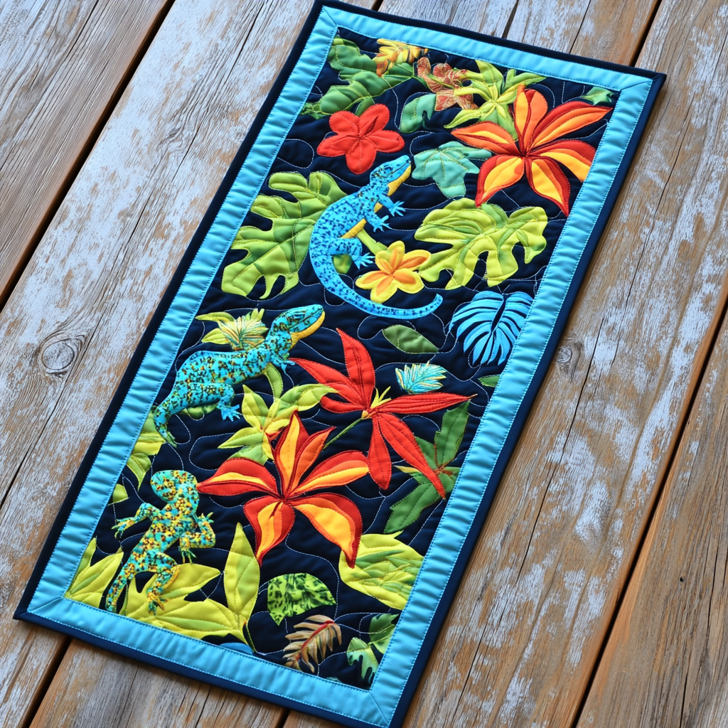 Lizard DAI190225264 Quilted Table Runner