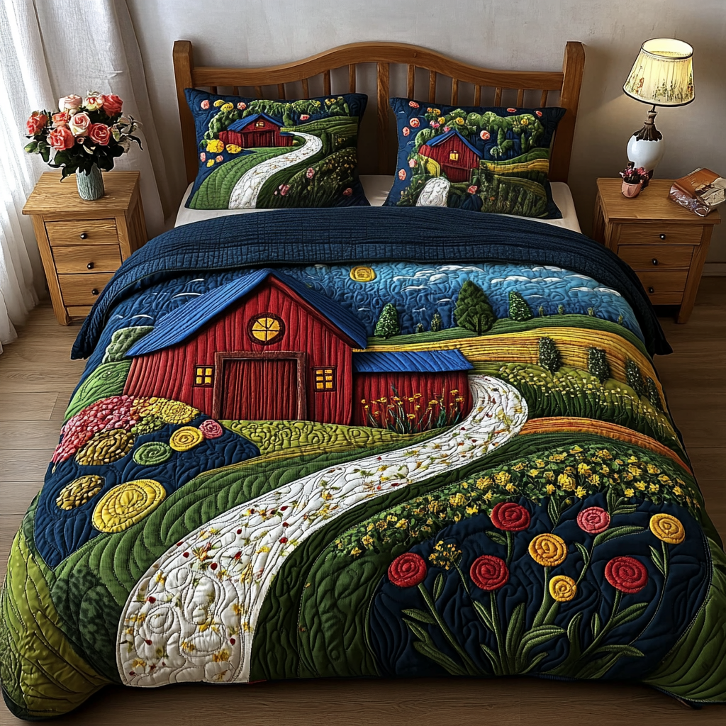 Farm House DAI090125090 Quilt Bedding Set