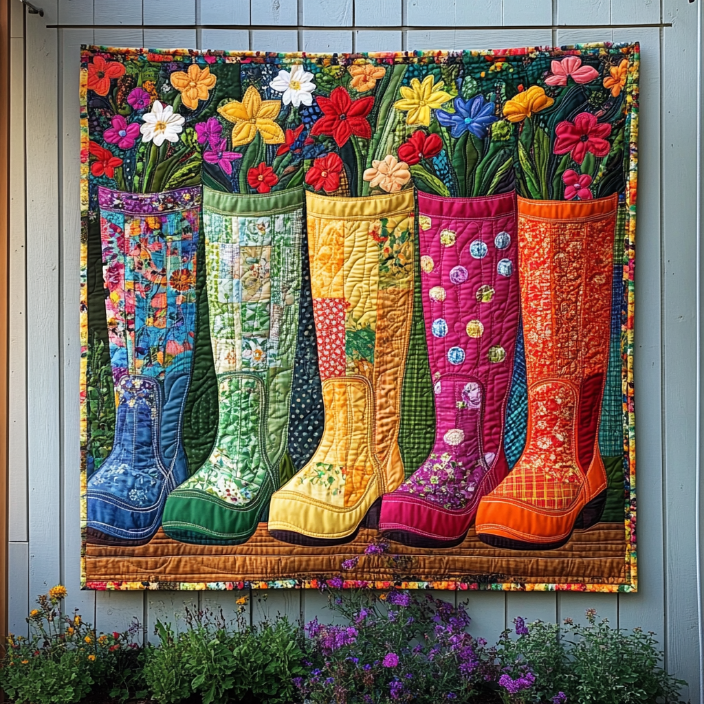 Garden Boots DAI281124066 Quilt Blanket