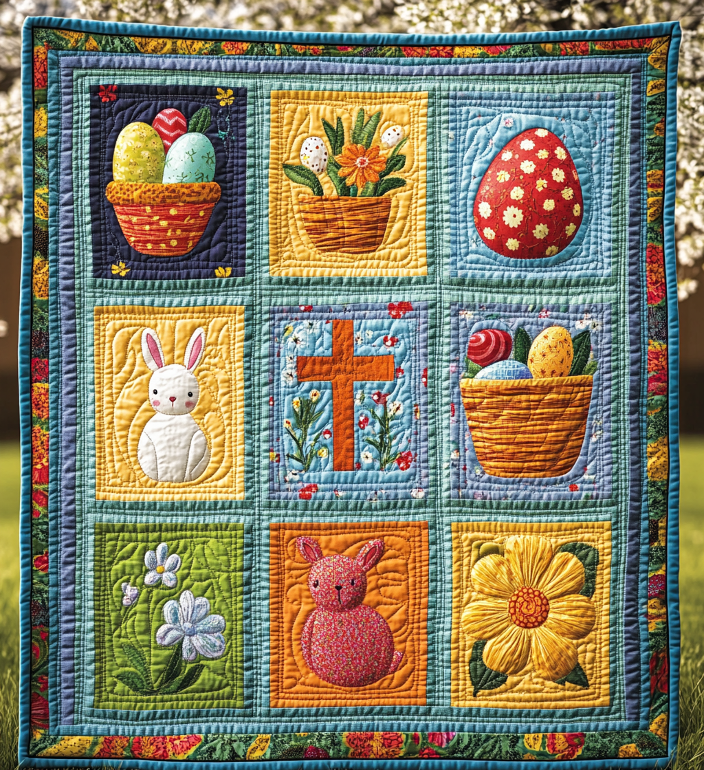 Easter DAI150125102 Quilt Blanket