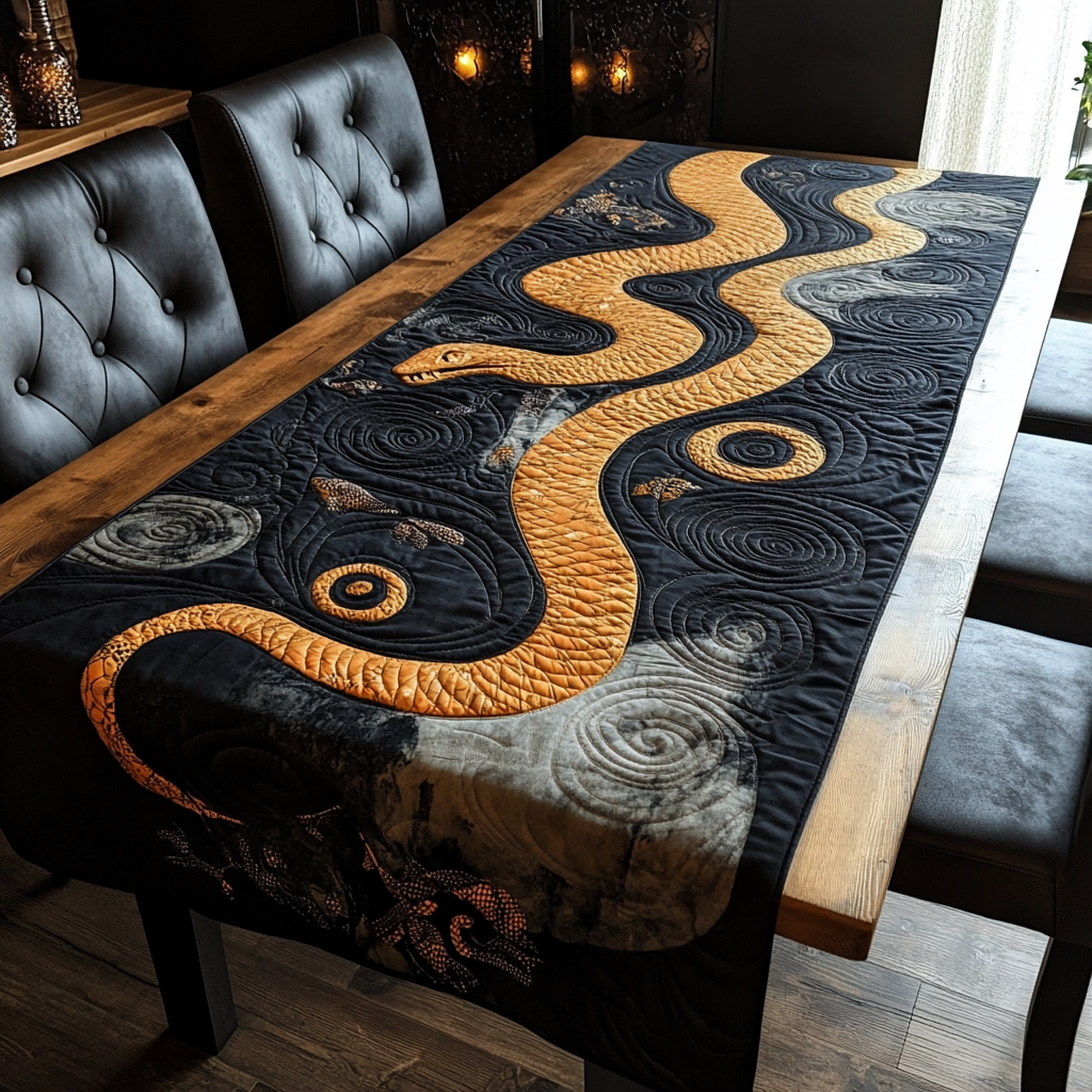 Snake DAI200125359 Quilted Table Runner
