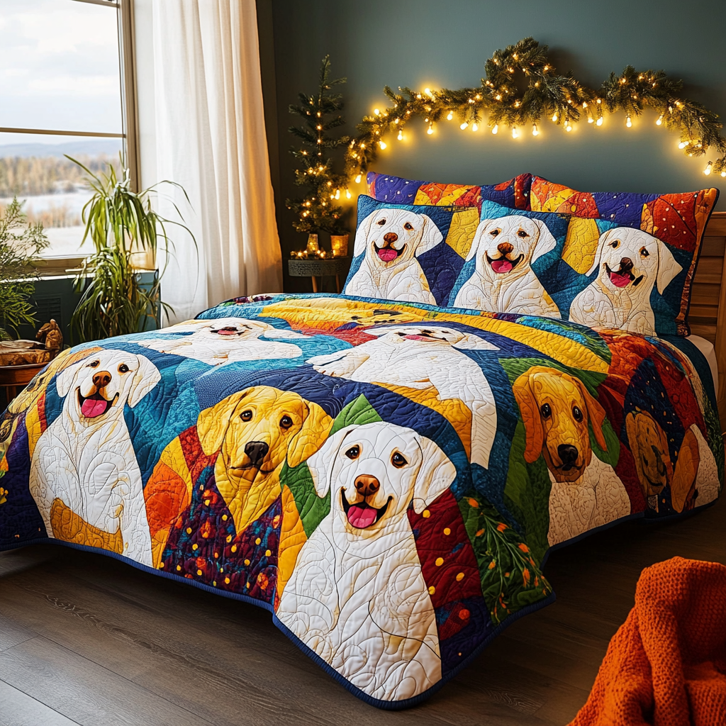 Labrador Retriever TAI181024340 Quilt Bedding Set Alpha Quilt labrador-retriever-tai181024340-quilt-bedding-set-alpha-quilt