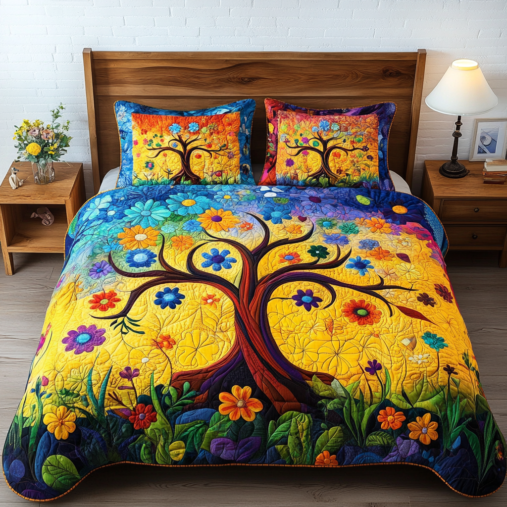 Hippie Tree Of Life DAI110225160 Quilt Bedding Set