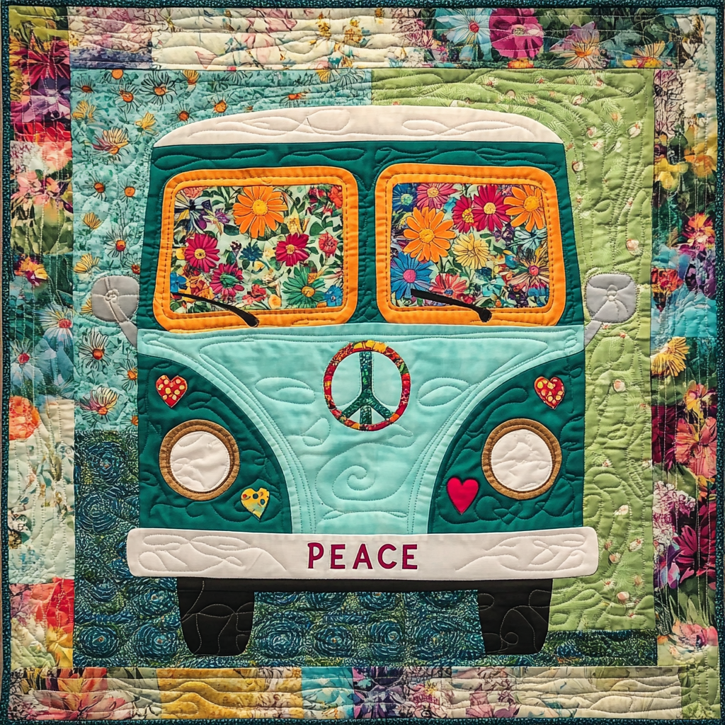 Camping Caravan DAI190225023 Quilt Blanket