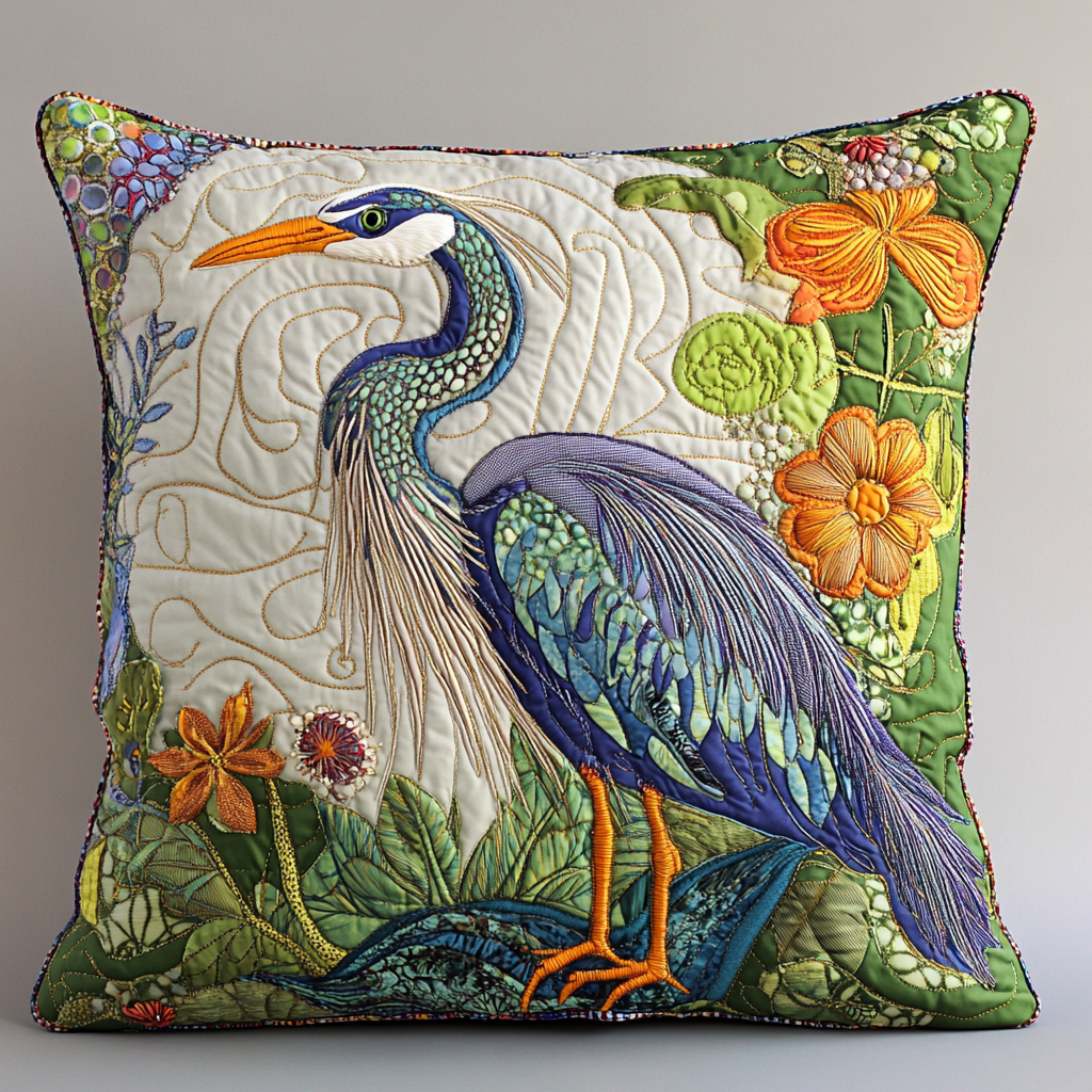 Heron DAI110225249 Quilted Pillow Case
