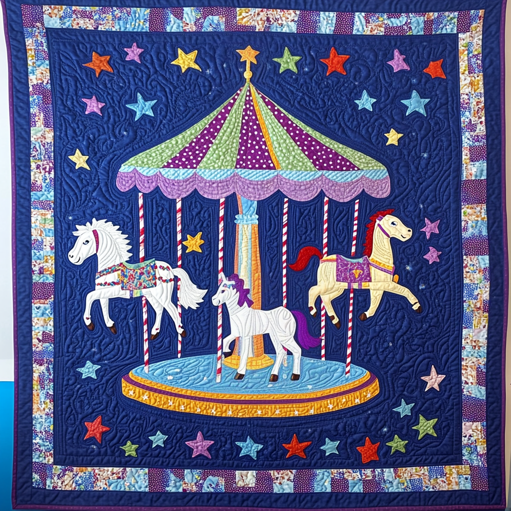 Merry Go Round DAI051224009 Quilt Blanket