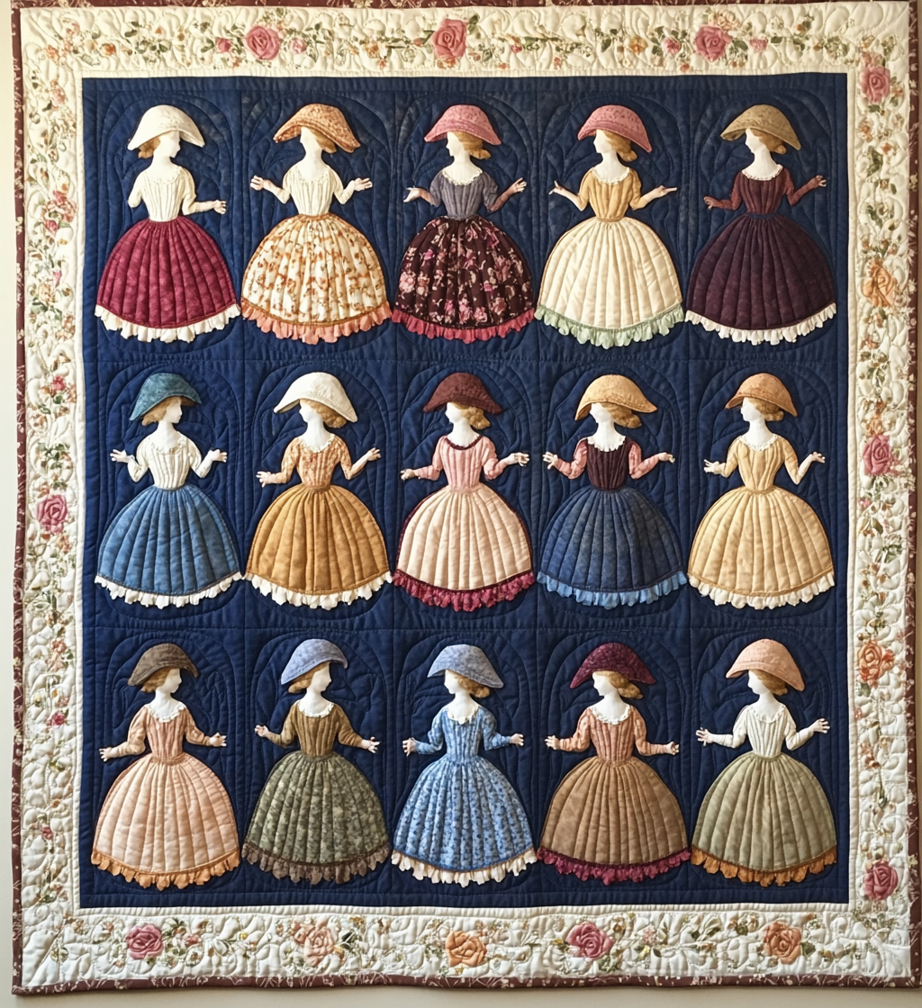 Sunbonnet Sue DAI110225018 Quilt Blanket
