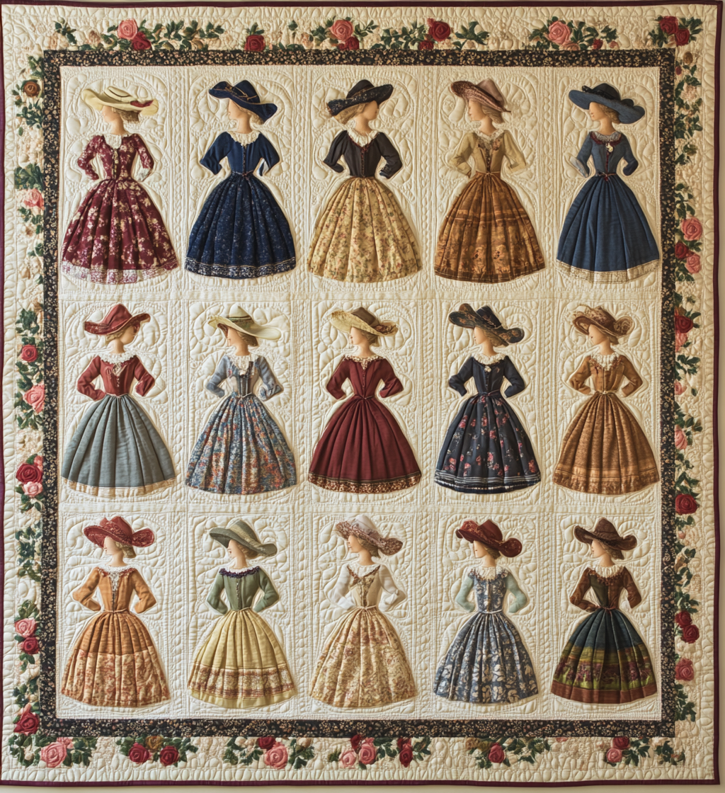 Sunbonnet Sue DAI110225012 Quilt Blanket