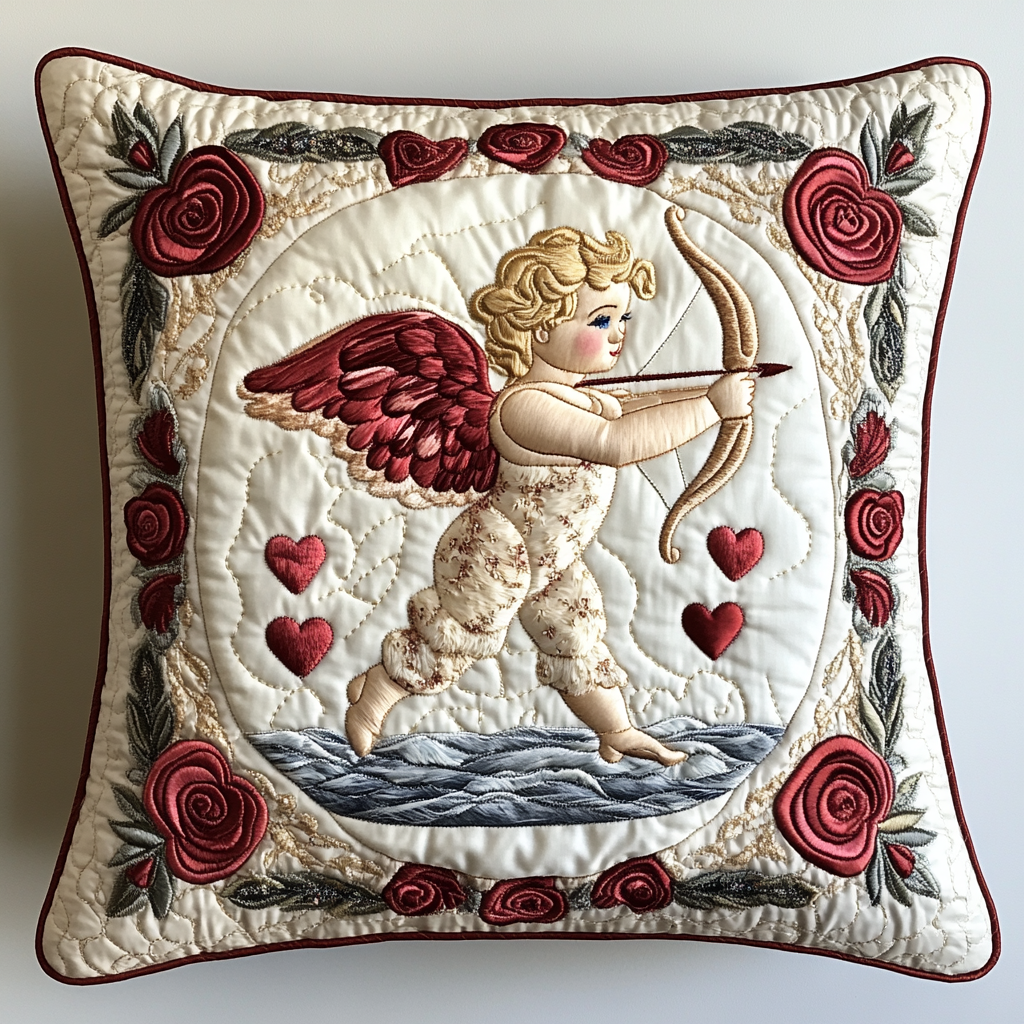 Loyal Heart Quilted Pillow Case NCU0DV1196