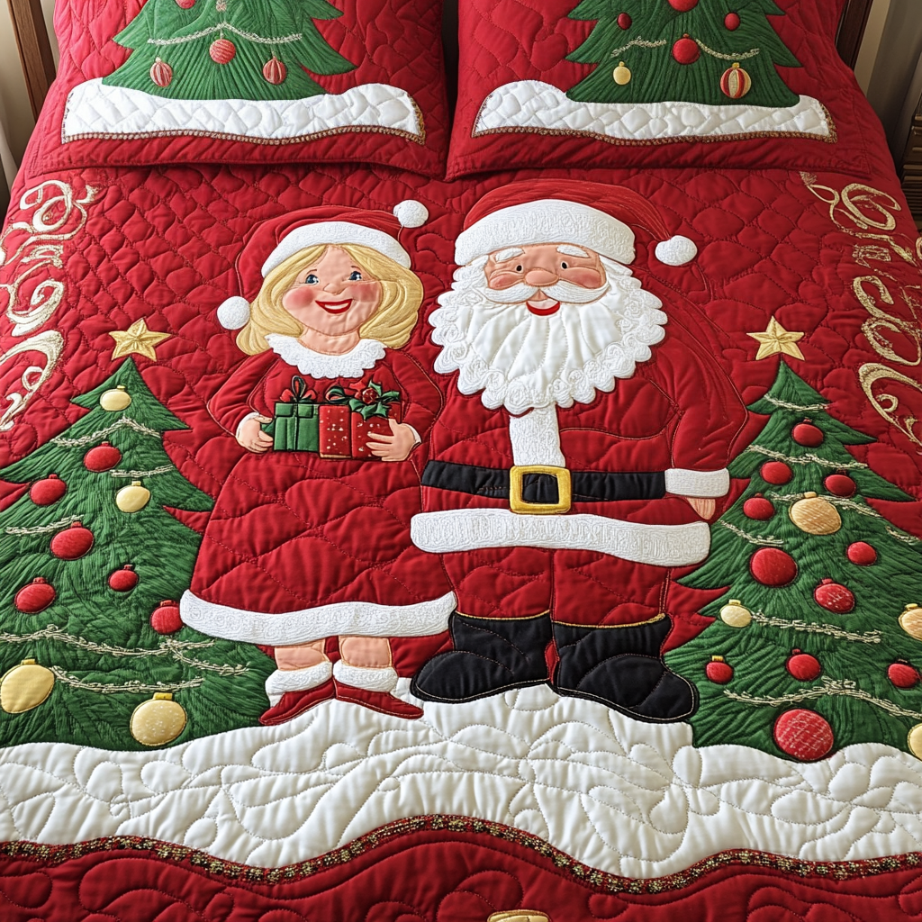 Mr And Mrs Claus DAI111124608 Quilt Bedding Set