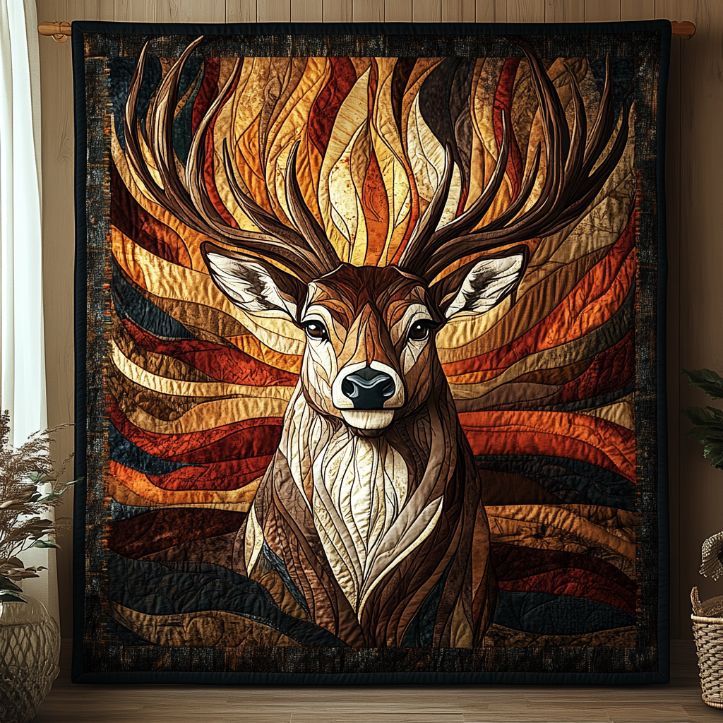 Majestic Deer TAI201124391 Quilt Blanket