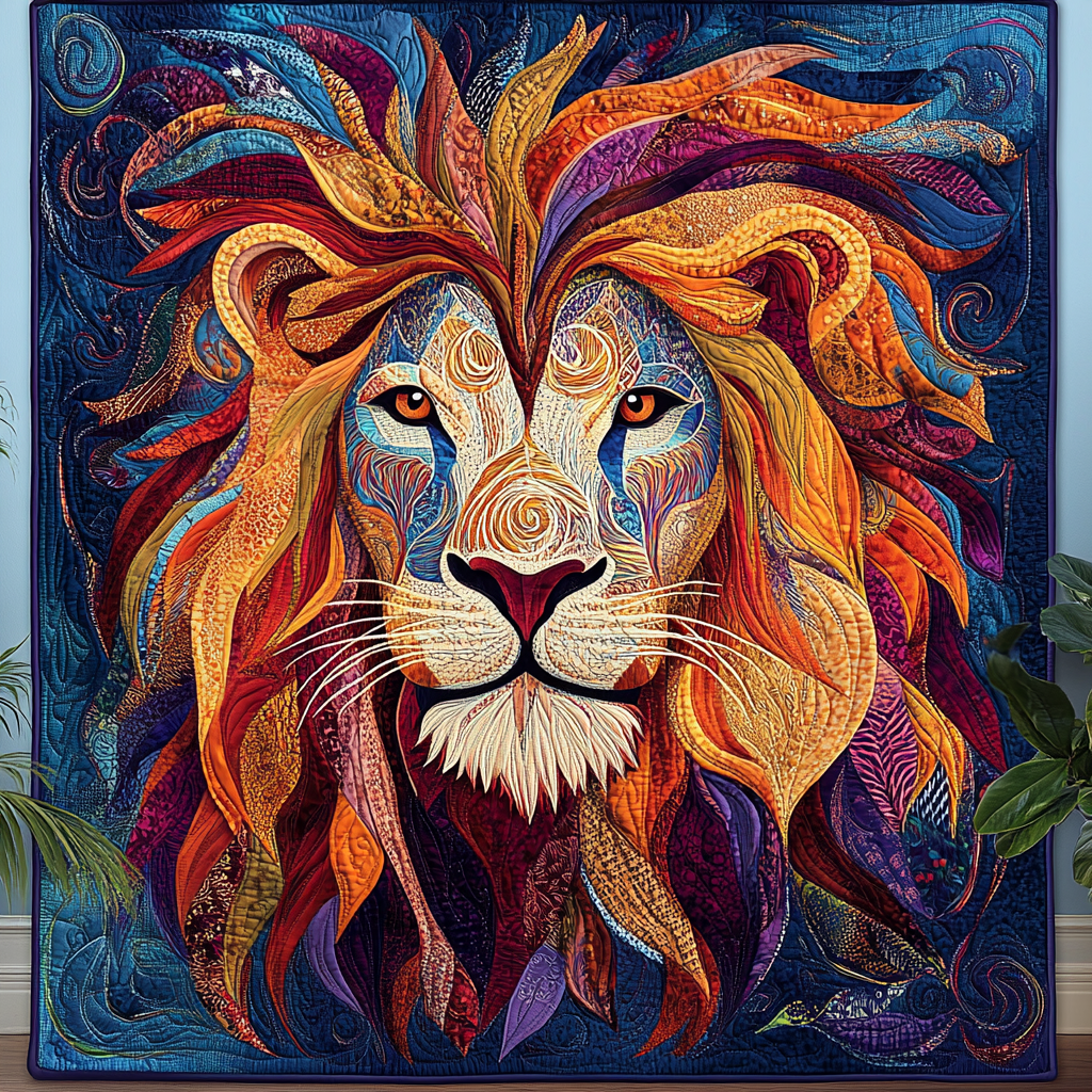 Majestic Lion TAI111124257 Quilt Blanket