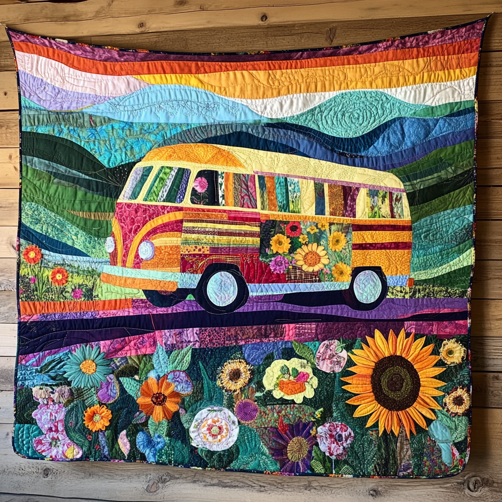 Road Trip DAI200125210 Quilt Blanket